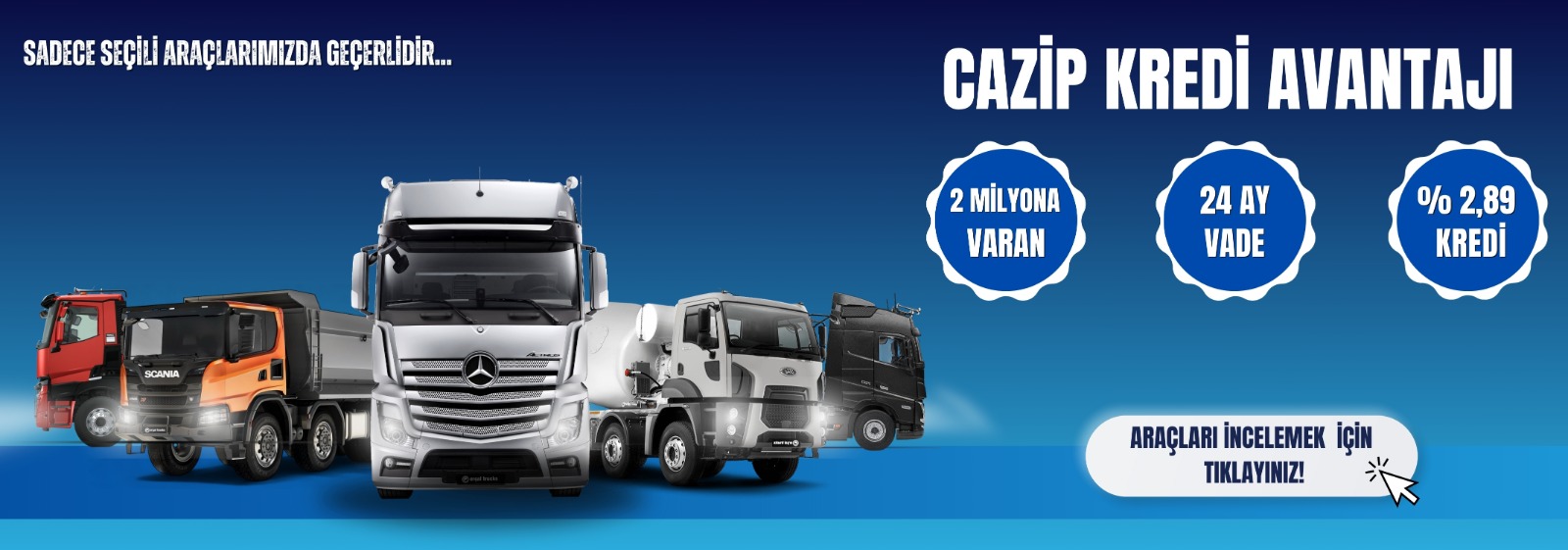 CAZİP KREDİ AVANTAJI!