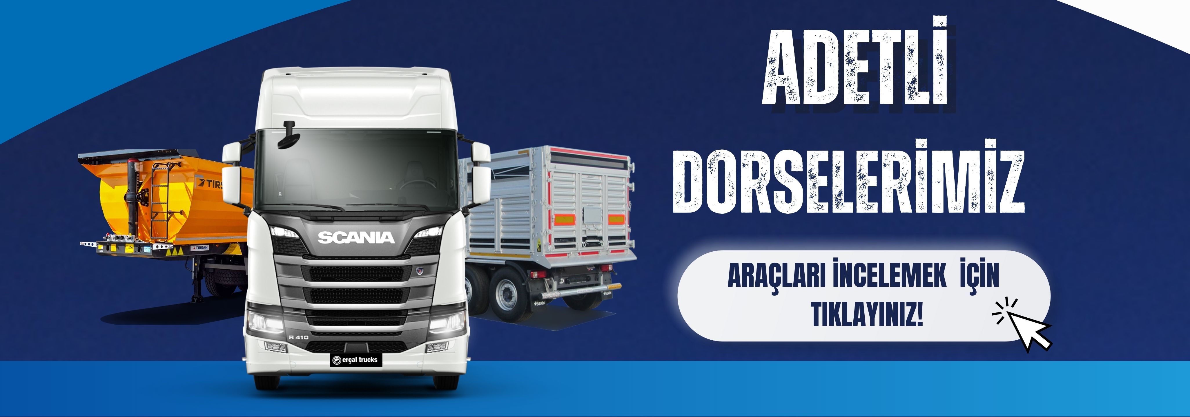 	Erçal Trucks’tan Adetli Dorseler